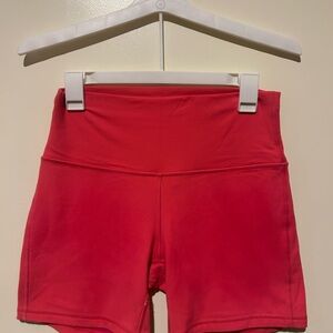 Lululemon Align High Rise shorts 6” in Lipgloss